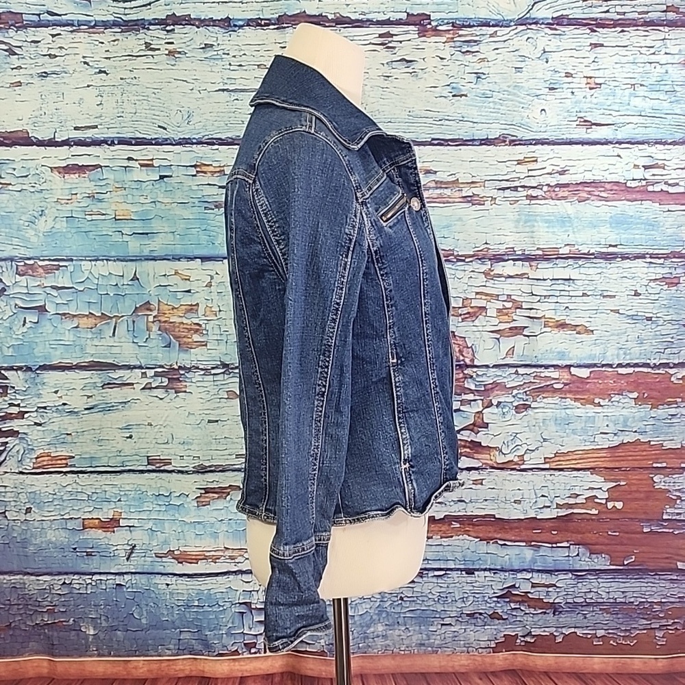 Denim Dress Barn Jacket size S - Picture 3 of 6
